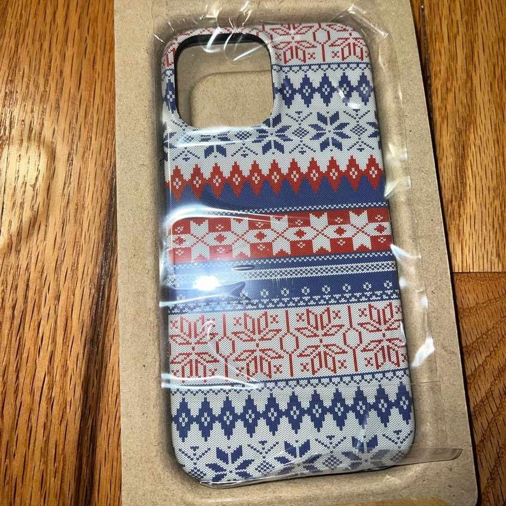 Casely 13 Pro Max MagSafe Phone case. Sweater design Never used.